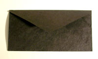 Envelope, lokta DL, black